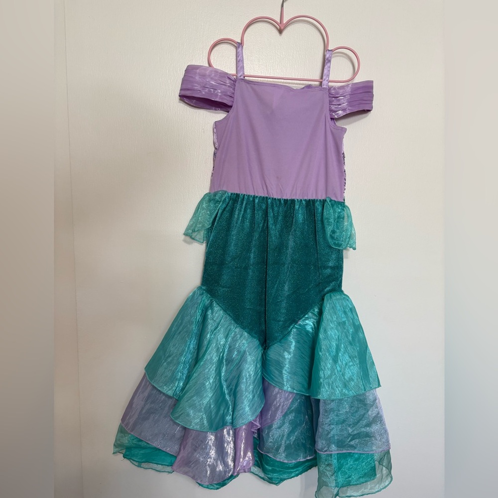 Disney Ariel Kids Costume - Purple and Teal - Picture 4 of 8